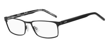 Premium Men Hugo Eyeglasses: HG 1075 - Matte Black - SpecSMART Eye Clinic (Diagonal View)
